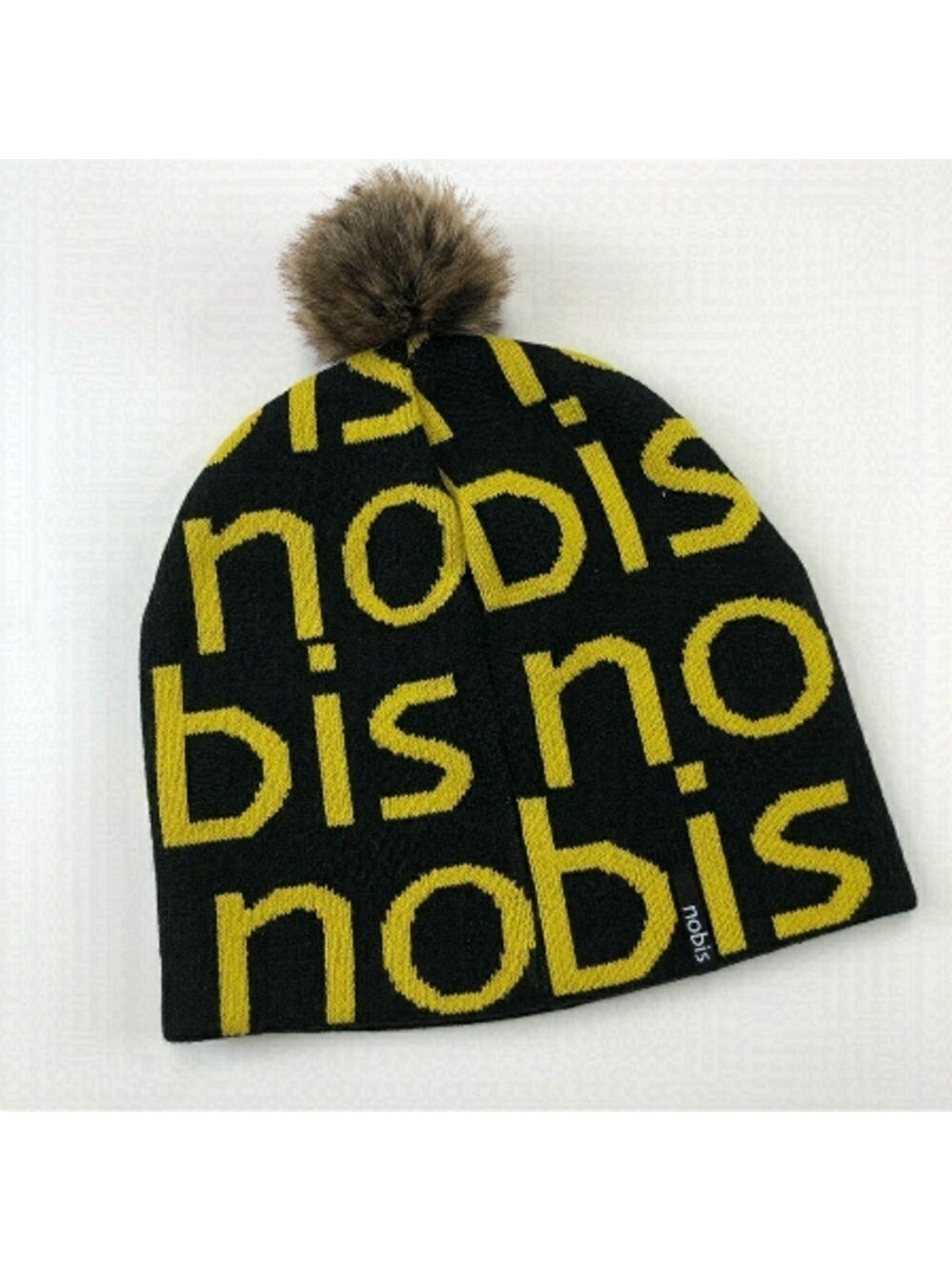 NOBIS NEW ski hat with tags knit beanie Macgyver knit toque
